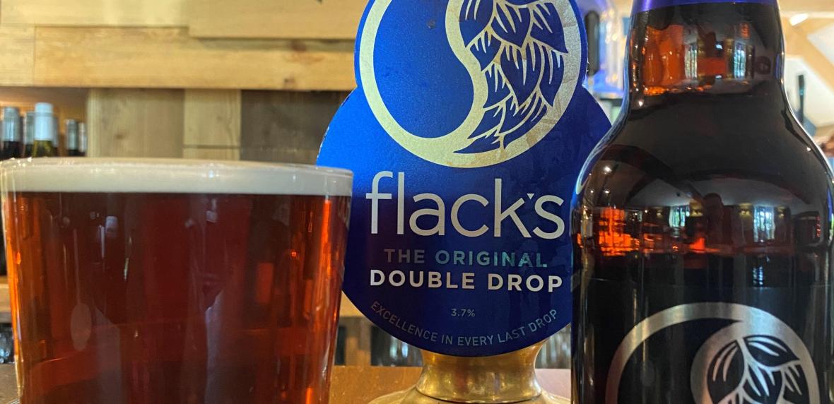 Bottle of flack's The Orginal Double Drop